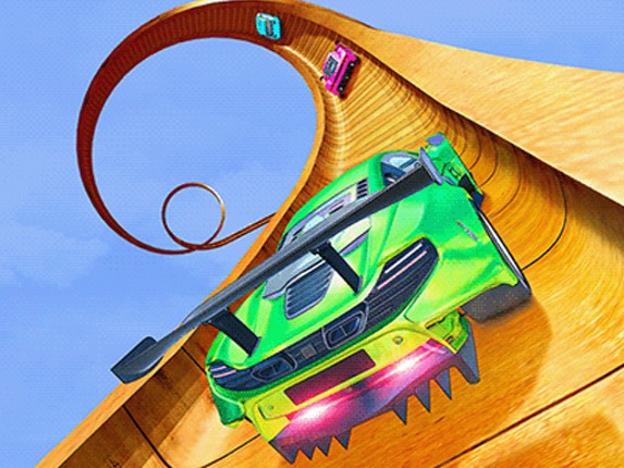 Mega Ramp Car Stunt Racing Mania Game Cover