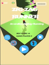 Zig Zag Runner - Arcade Game Image