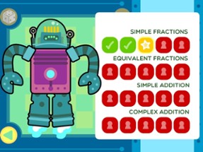 Robo Math Fractions Image