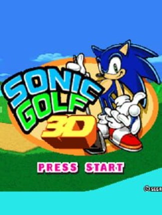 Sonic Golf 3D Game Cover