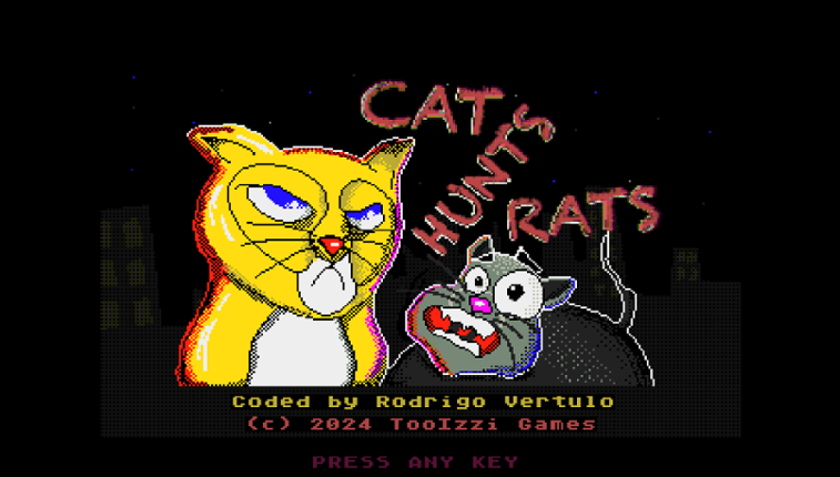 Cat Hunts Rats Game Cover
