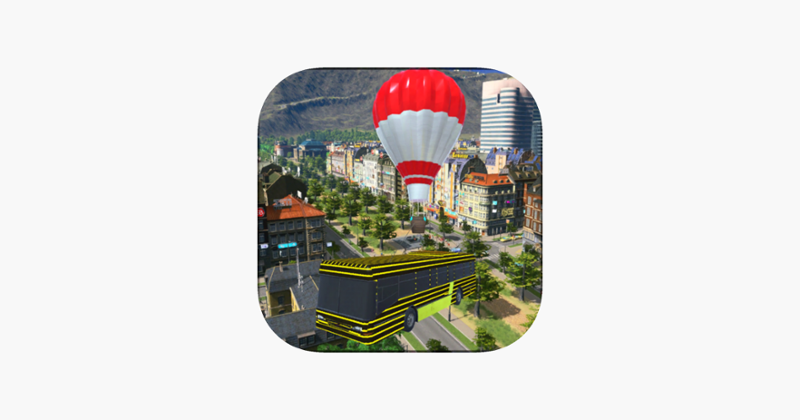 Flying Air Balloon Bus Game Cover