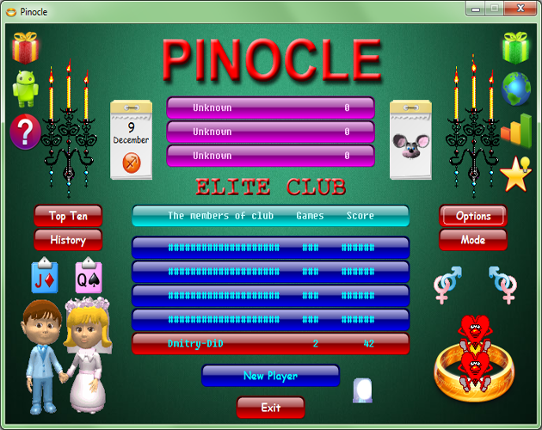Pinocle Game Cover