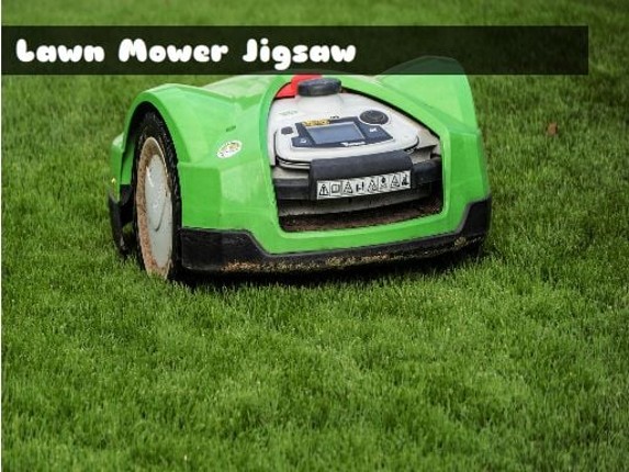 Lawn Mower Jigsaw Game Cover