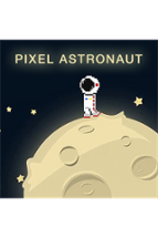 Pixel Astronaut Image