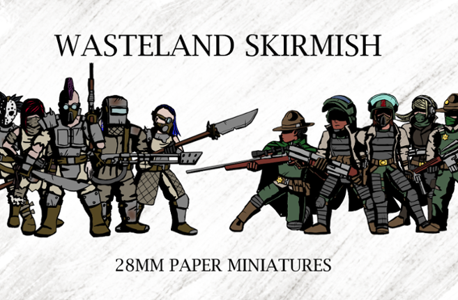 Wasteland Skirmish - Paper Minis Game Cover