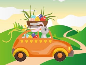 Bunnies Driving Cars Match 3 Image