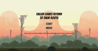 Fallen leaves return to their roots Image