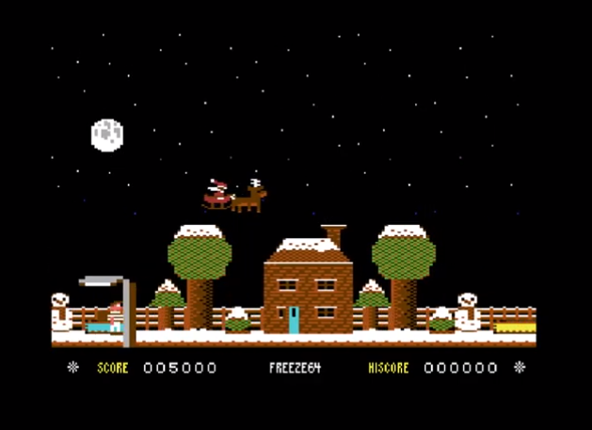 FREEZE64 - Free Commodore C64 Christmas Game Game Cover