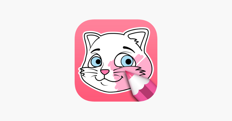 Kitty Cat Coloring Pages Game Cover