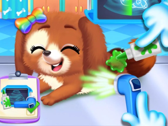 Newborn Puppy Dog Salon Game Cover