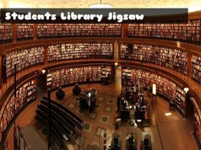 Students Library Jigsaw Image
