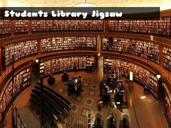 Students Library Jigsaw Game Cover