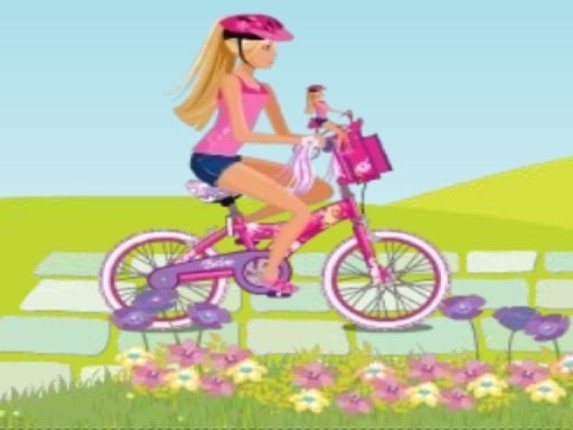 Barbie Rides Bike Game Cover