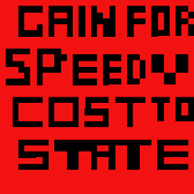 Gain for Speed V Cost to State Image