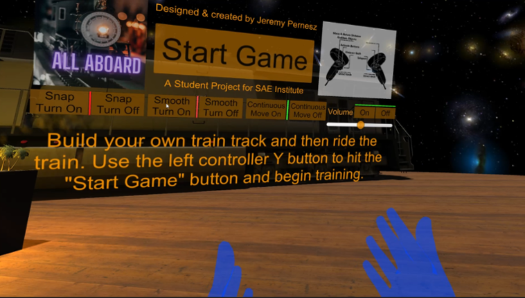 AllAboard | Train Track Building In VR Game Cover