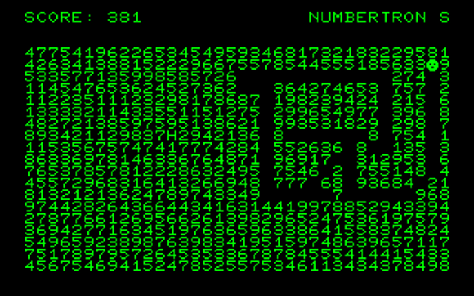 Numbertron S by Joachim Froholt Game Cover