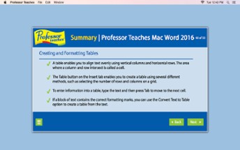 Professor Teaches® Word 2016 – Mac Image