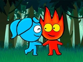 Red boy and Blue Girl Forest Adventure Image