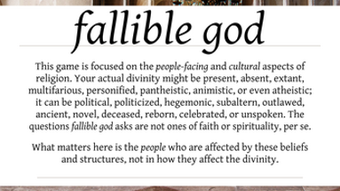 fallible god Image