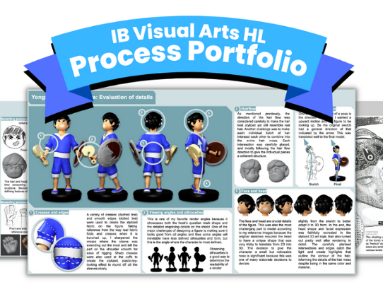 IB Visual Arts HL Process Portfolio Game Cover