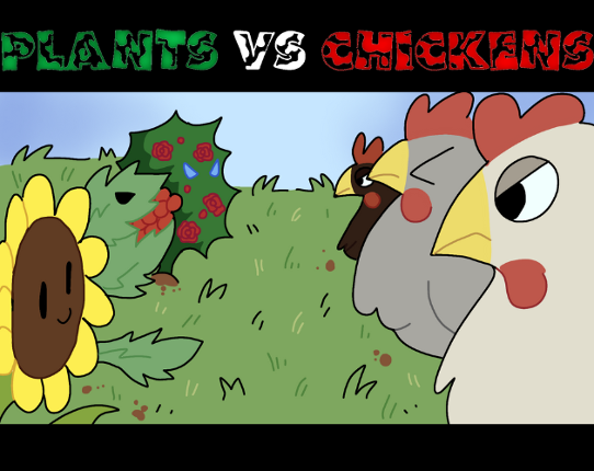 Plants Vs. Chickens Game Cover