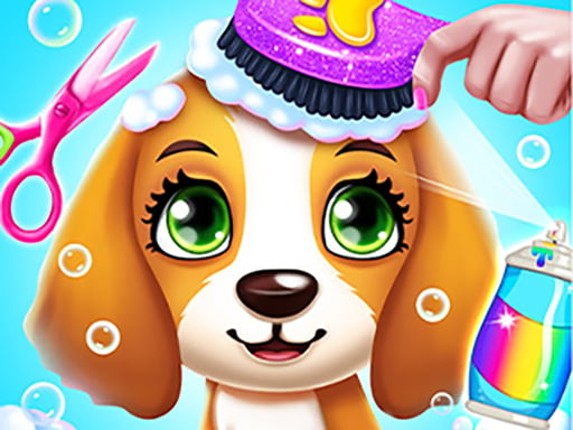 Puppy Friends Pet Dog Salon Game Cover