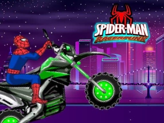 Spiderman Moto Racer Game Cover