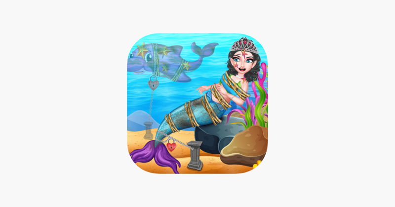 Mermaid Rescue House Cleaning Game Cover