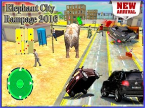 Elephant Run Simulator 2016 – Non Stop City Rampage &amp; Crashing Defense against Hunters and Bulls Image