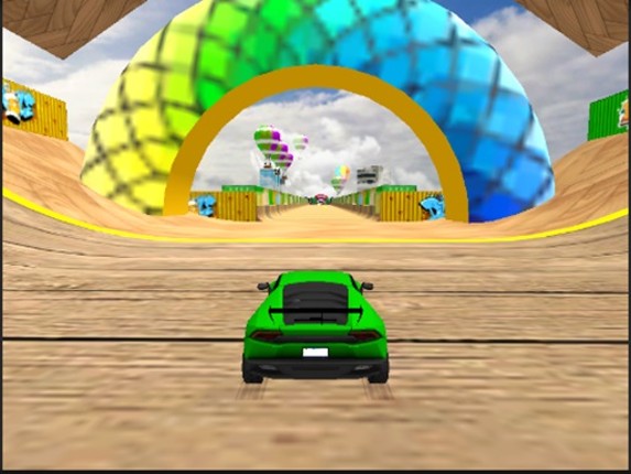 Extreme Crazy Car Stunt Race Mega Ramps Game Cover