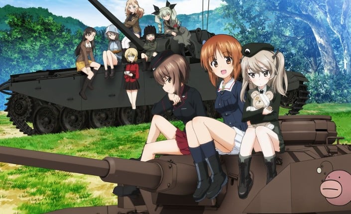 GIRLS und PANZER Dream Tank Match Game Cover