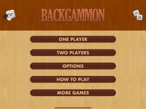 Backgammon ∙ Image
