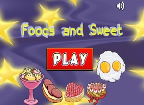 Foods and Sweets Classic Card Matching Game For Kids Image