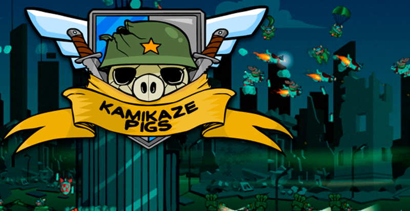 Kamikaze Pigs Game Cover