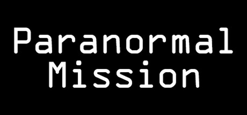 Paranormal Mission Game Cover
