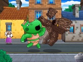 Superhero Hippo: Epic Battle Image