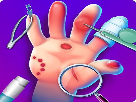 Skin Hand Doctor Games: Surgery Hospital Games Game Cover