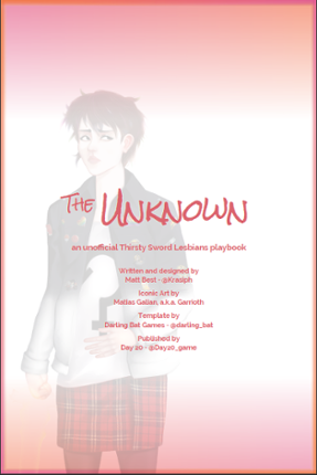 The Unknown Playbook Game Cover