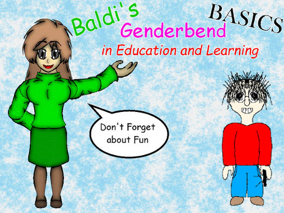 Baldi's Genderbend Basics Game Cover