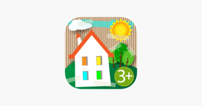 HugDug Houses - Little kids build their own house and make art with amazing stickers Image