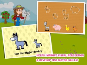 Farm Animals Toddler Preschool FREE - All in 1 Educational Puzzle Games for Kids Image