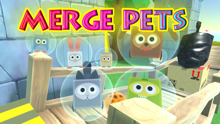 Merge Bubble Pets Game Cover