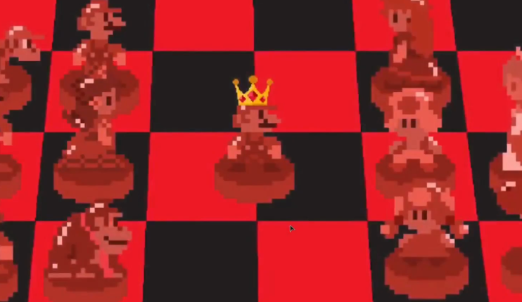 Checkers with Mario Physics Game Cover