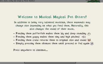 Musical Magical Pet Otters Image