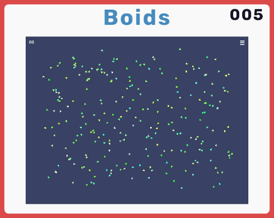 [005] Boids Game Cover