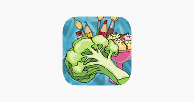 Illustration of Foods And Sweets Coloring for Kids Image