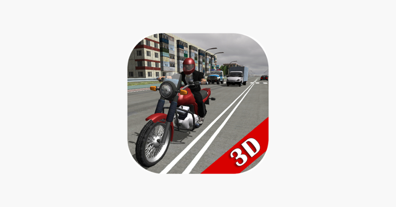 Russian Moto Traffic Rider 3D Game Cover