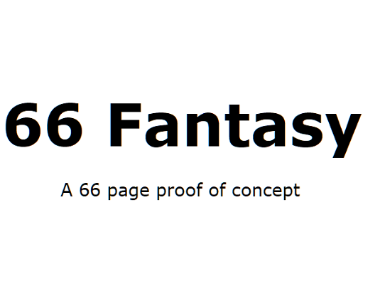 66 Fantasy Game Cover