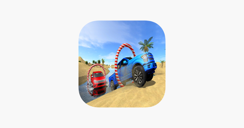 Beach Truck Water Surfing Game Cover